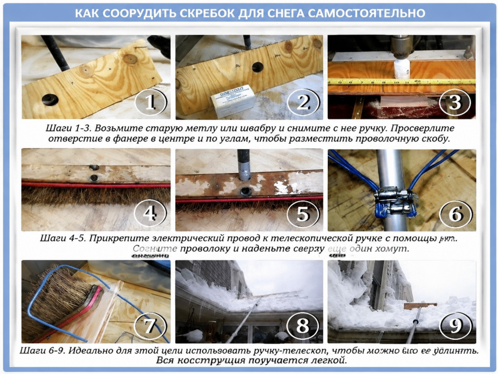 Инструменты для уборки снега